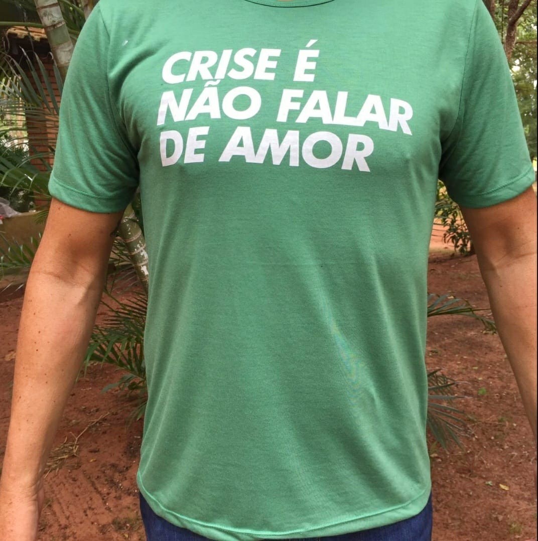 Foto Camiseta T-shirt  verde Instituto Amigos do CoraÃ§Ã£o, Campo Grande, MS